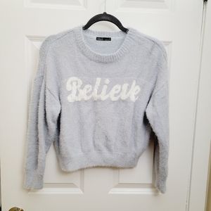 Nikka k long sleeve crop top sweater